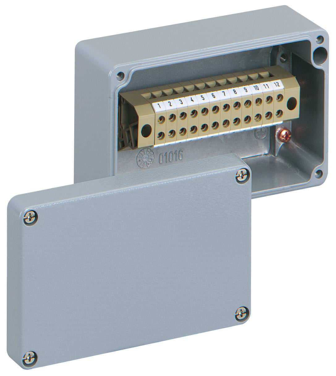 SPELSBERG Abzweigdose Klemme IP66 4qmm ALR 1308-4² 80x125x57mm rechteck Alu