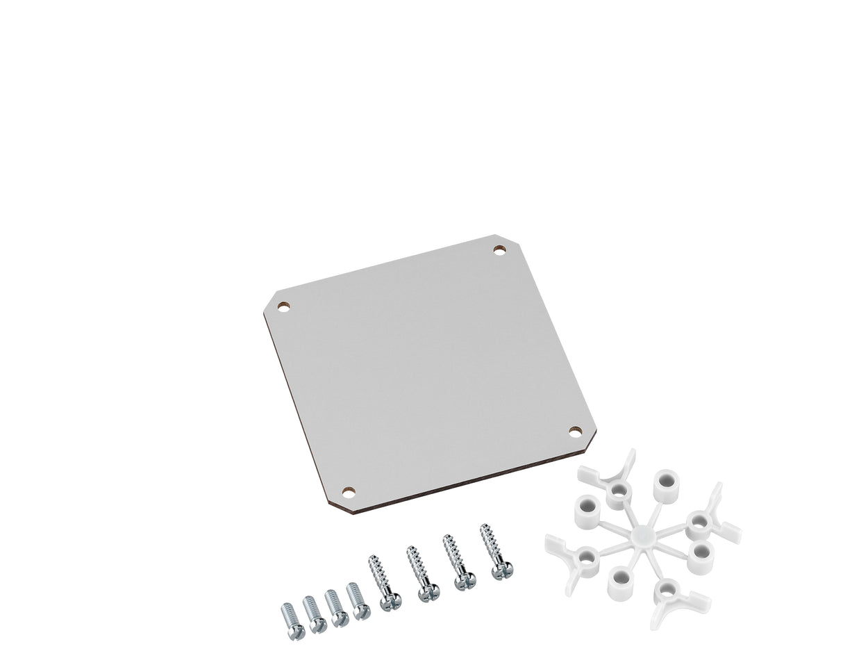 SPELSBERG Montageplatte Verteiler Kst TK MPI-1111 lack 90x90mm Lochung
