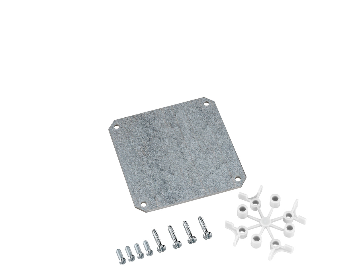 SPELSBERG Montageplatte Verteiler ST TK MPS-1111 lack 90x90mm Lochung