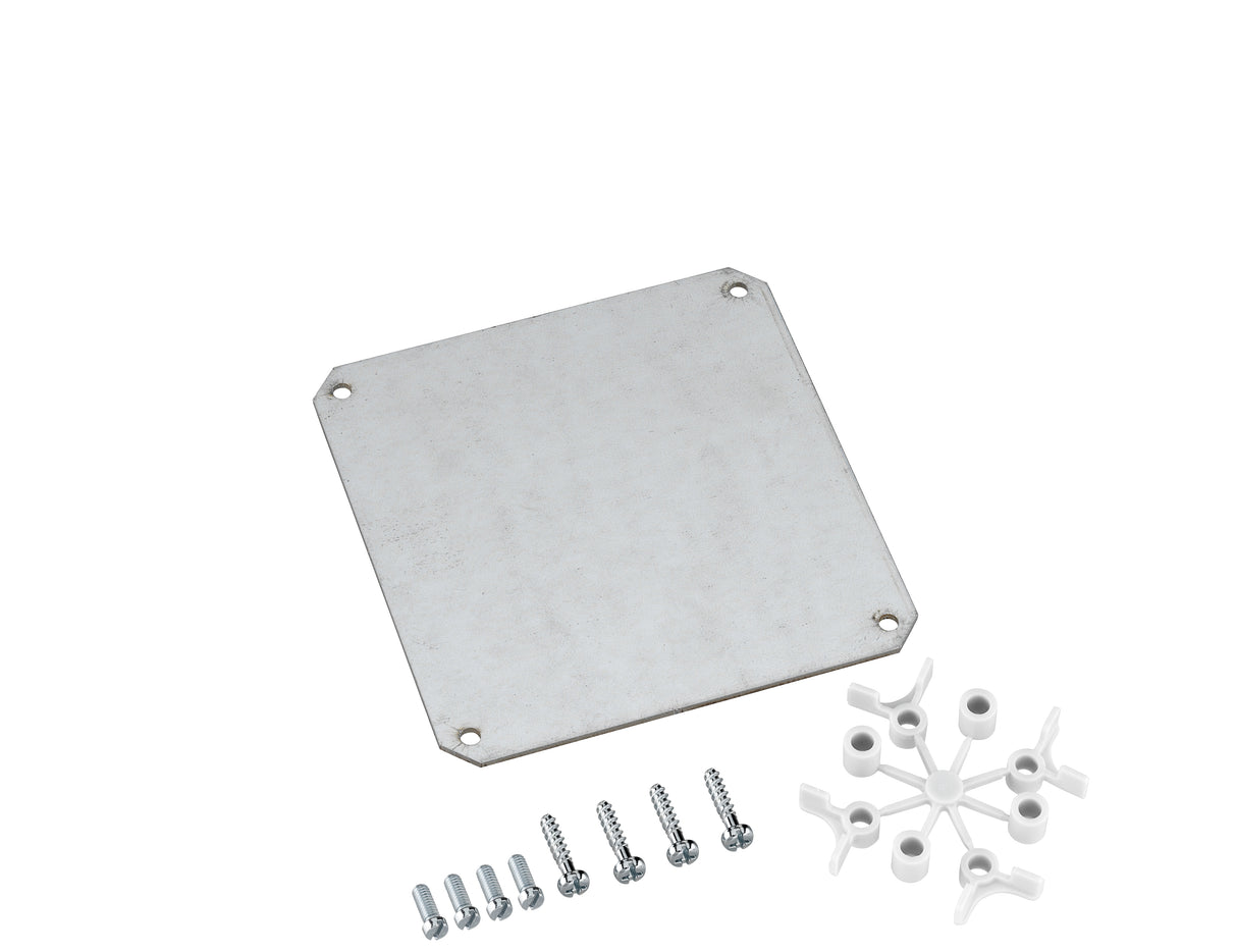 SPELSBERG Montageplatte Verteiler ST TK MPS-1313 lack 110x110mm Lochung