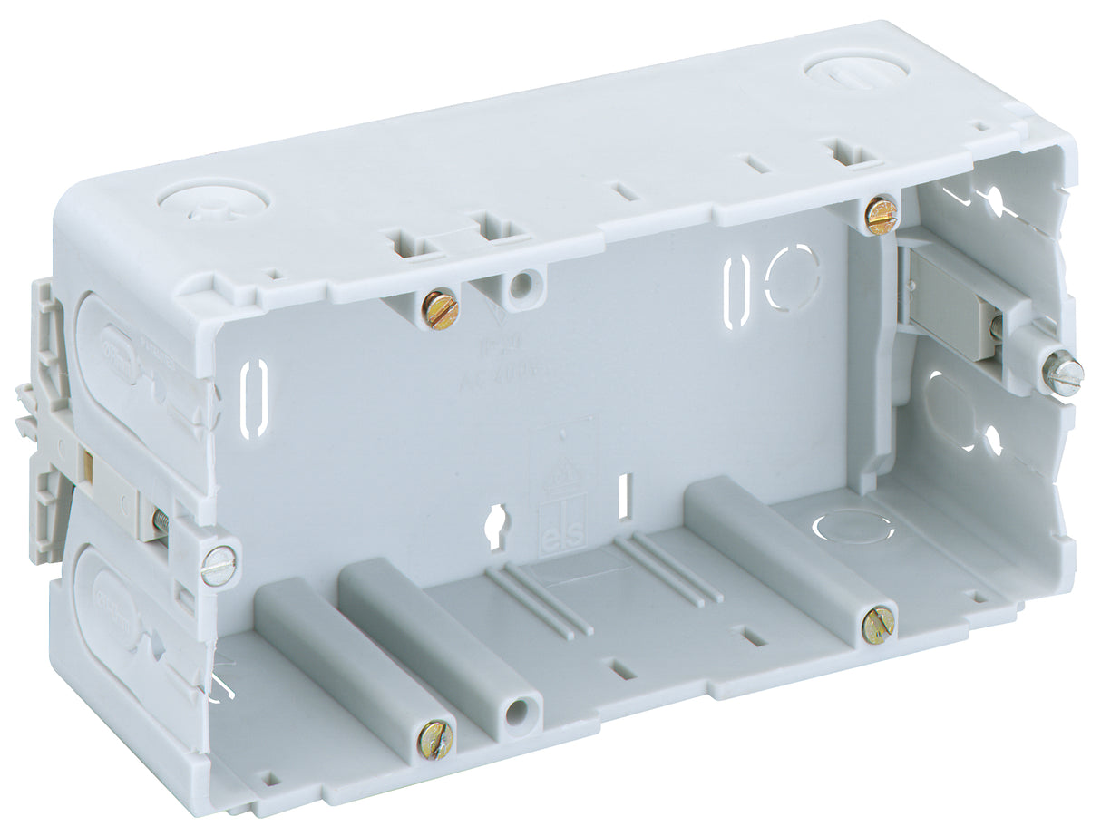 SPELSBERG Geräteeinbaudose GEB-K 2f 60mm KD 2 70/55 K3 gr Rückwand schraub offen