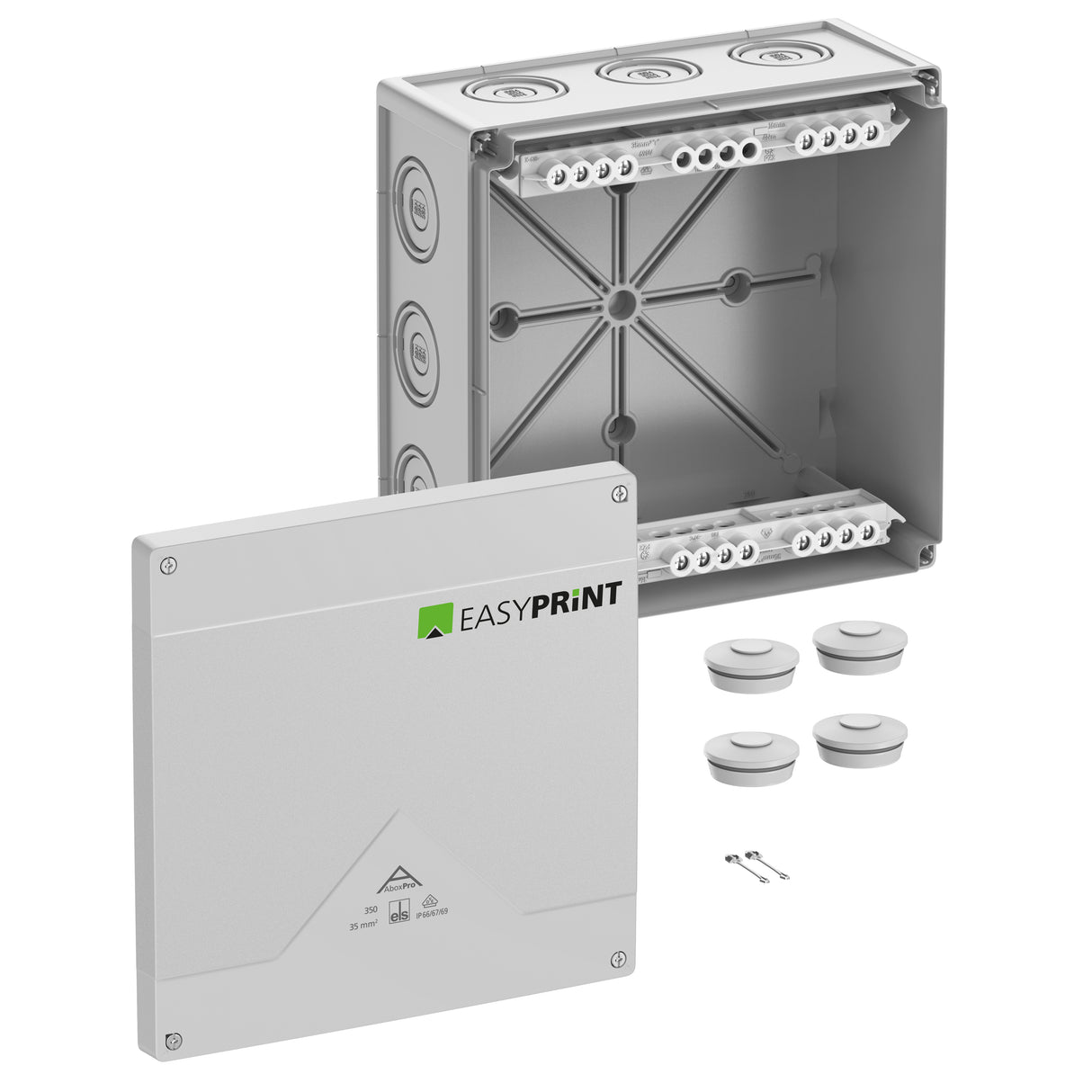 SPELSBERG Abzweigdose Schraubkl 35qmm Abox Pro 350-35² EasyPrint IP66/IP67/IP6