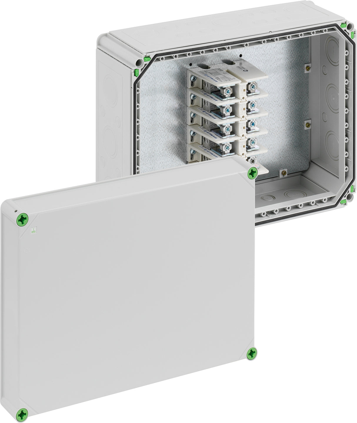 SPELSBERG Abzweigdose Klemme IP65 150qmm Abox-i 1500-150²/5 179x440x320mm Kst