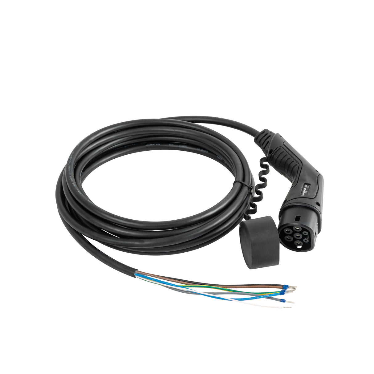 SPELSBERG E-Mobility Ladeleitung 16A LL 7m T2 AC 3-phasig Typ 2/fr.Ende 400V