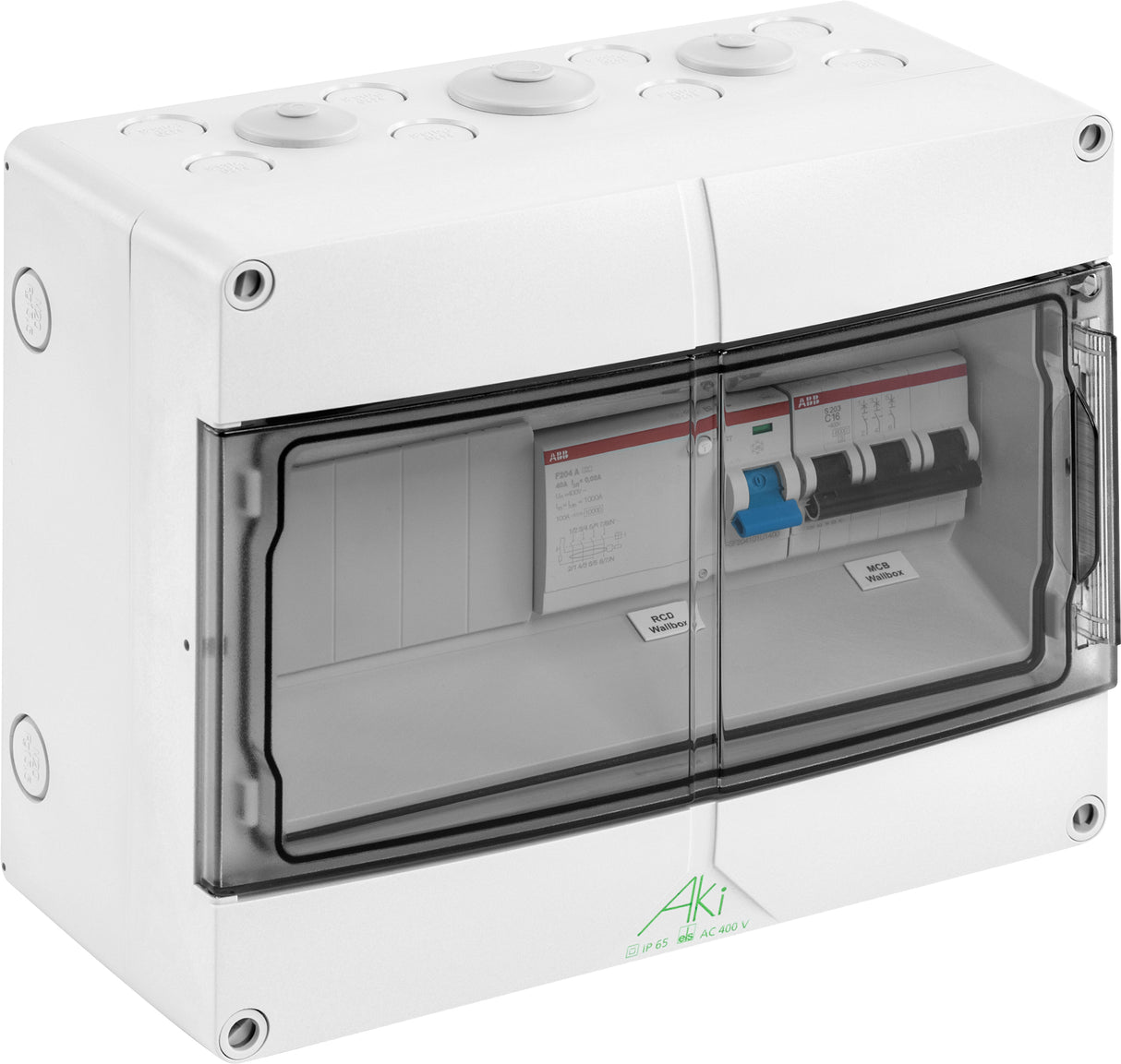 SPELSBERG Kleinverteiler bestückt Kst AKi 12 EMOBIL 11kW 250x200x122mm IP65