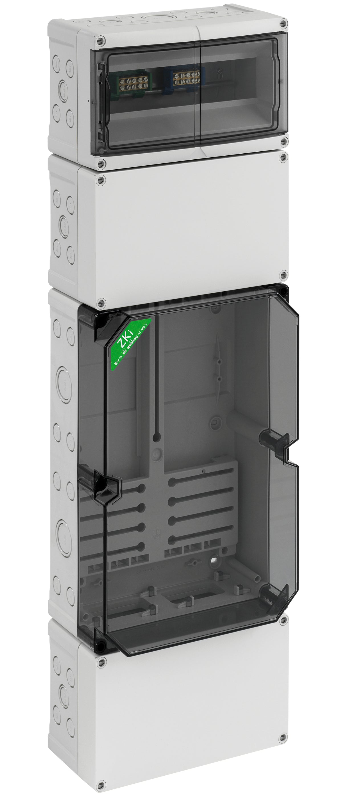 SPELSBERG Zählergehäuse Aufb IP54 Kst ZKi 120-f 250x820x137mm ET80mm