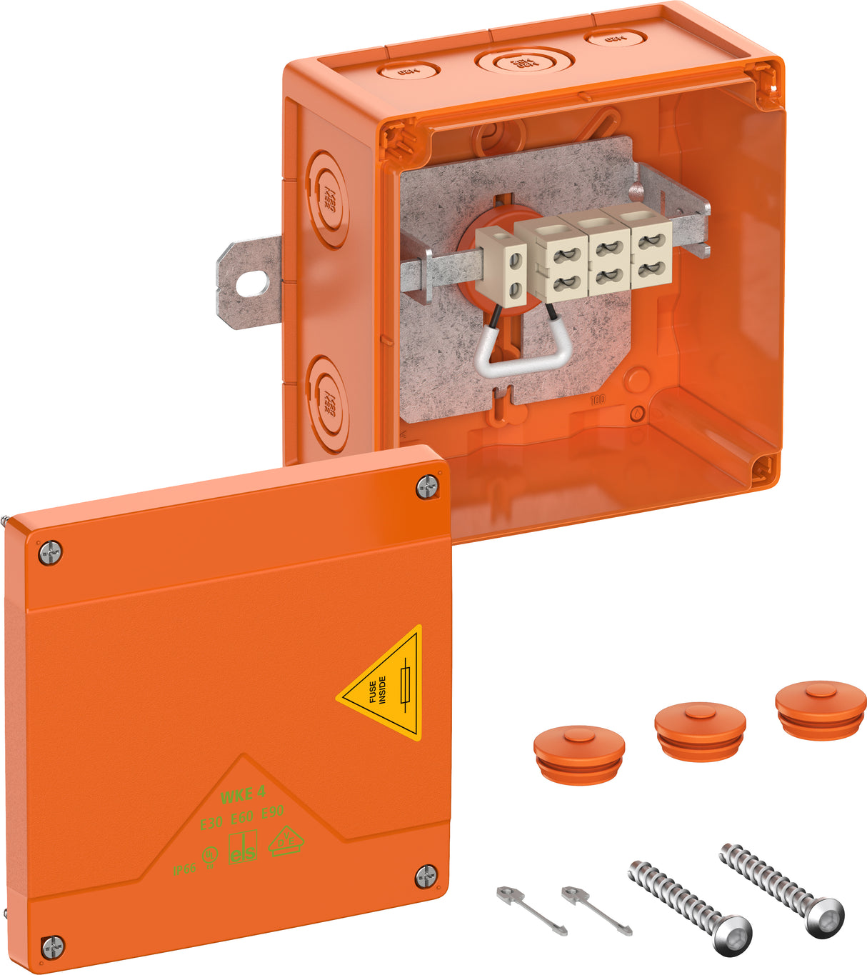 SPELSBERG Abzweigdose Klemme IP66 6qmm WKE 4 - 3/3 x 6² 1SB 150x150x85mm Kst