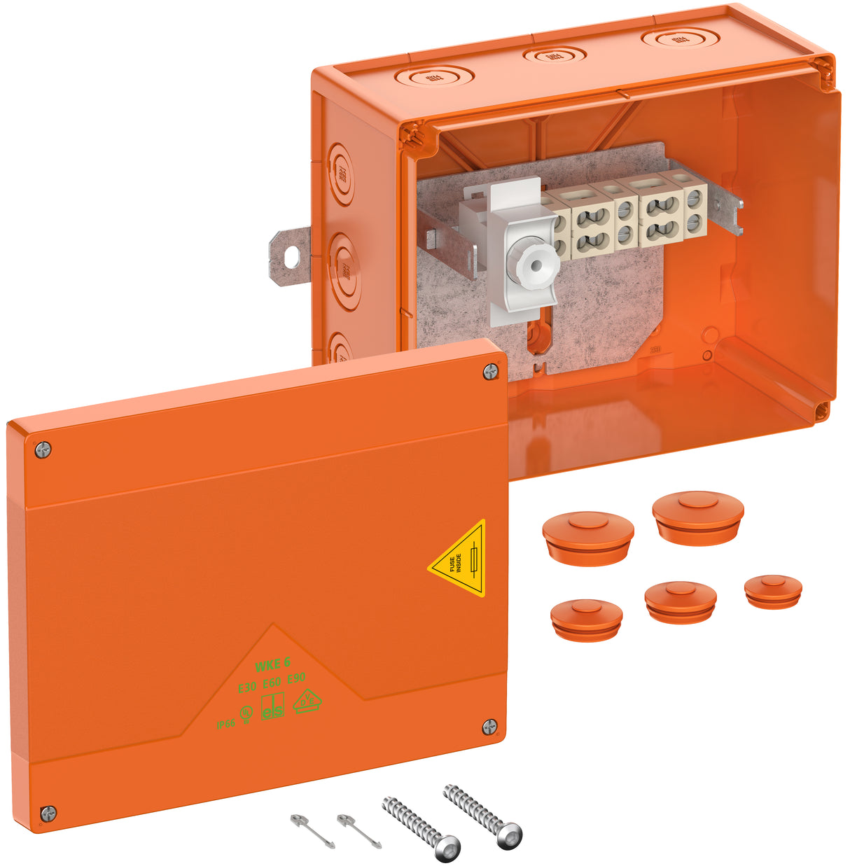 SPELSBERG Abzweigdose Klemme IP66 16qmm WKE 6 - 5/3 x 16² 1D0 250x200x120mm Kst