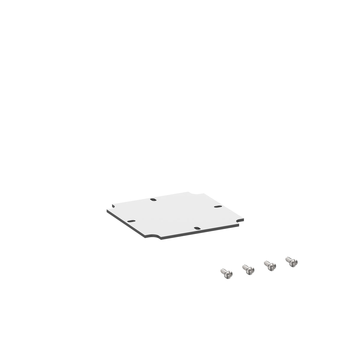SPELSBERG Montageplatte Verteiler Kst Abox MPI 060 unbeh 94x94mm Lochung
