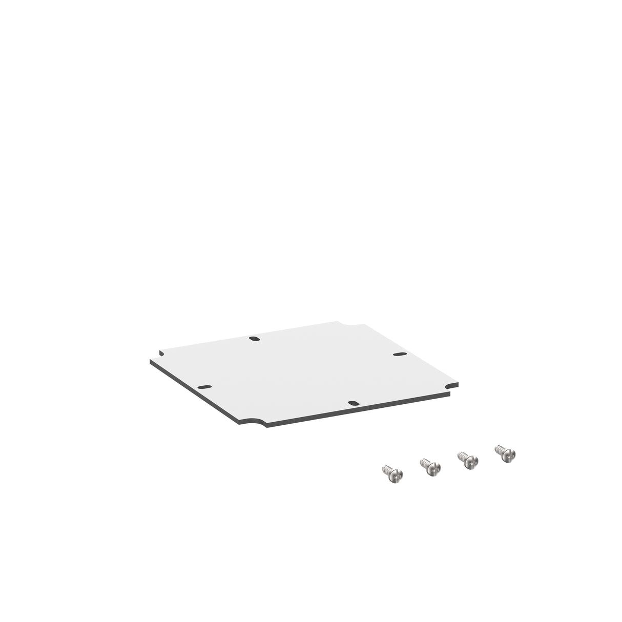 SPELSBERG Montageplatte Verteiler Kst Abox MPI 100 unbeh 120x120mm Lochung