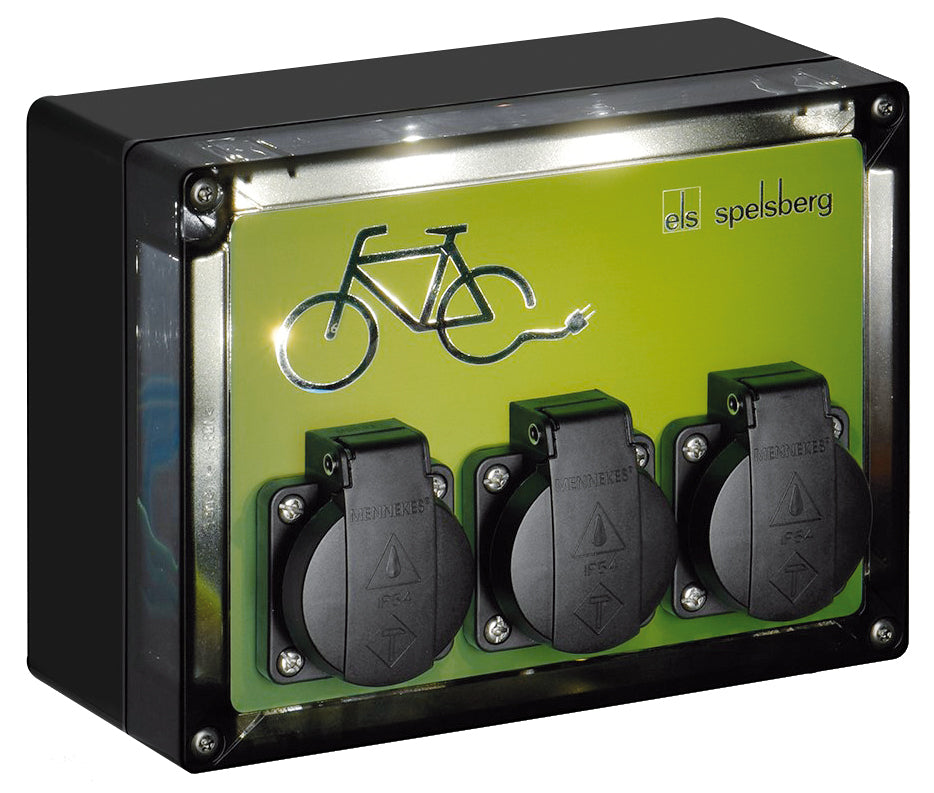 SPELSBERG E-Bike Ladestation Kst 3x3,5kW TG BCS 3 BE/FR LED IP44