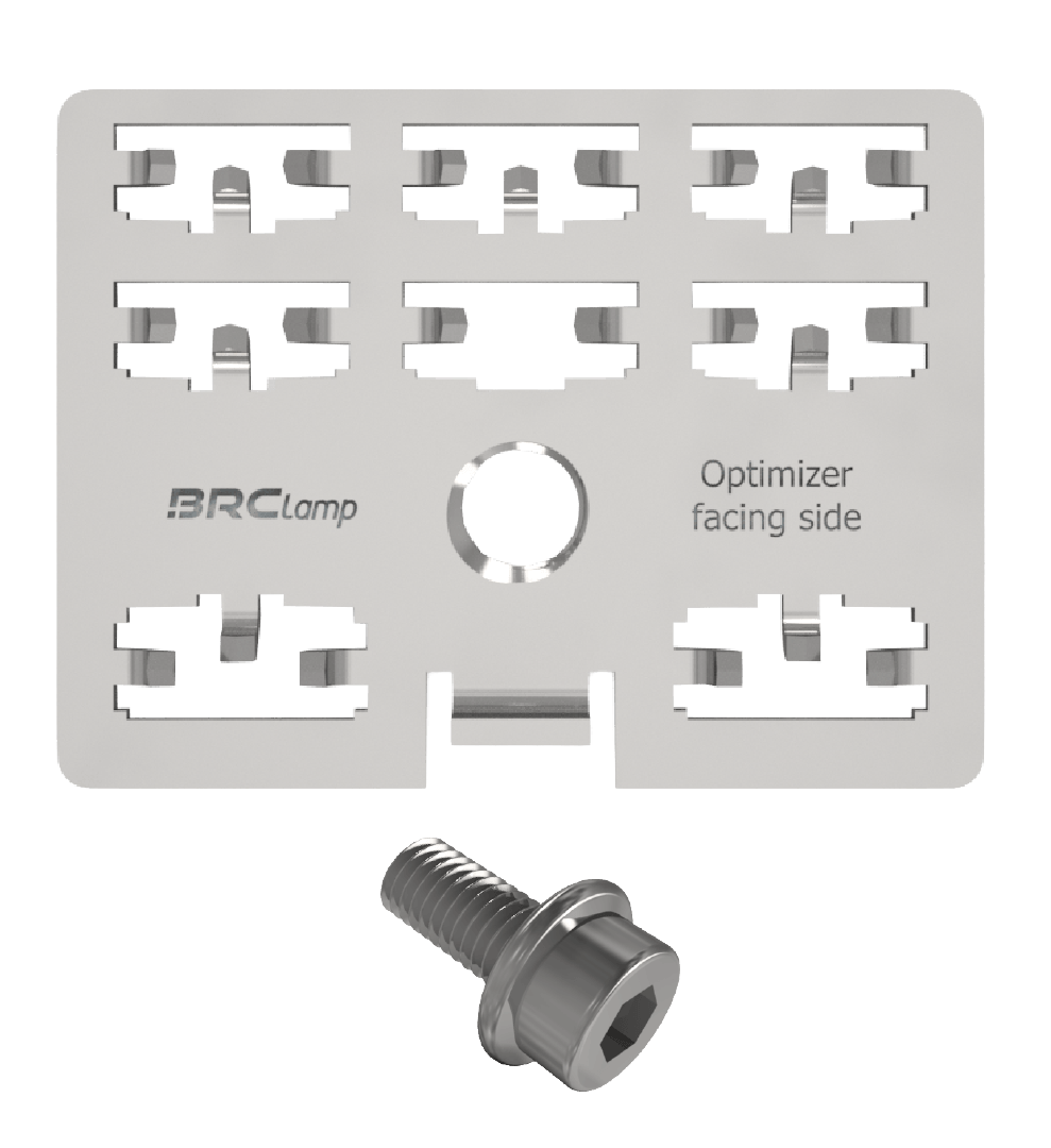 BRC Solar BRClamp Montageplatte aus Edelstahl