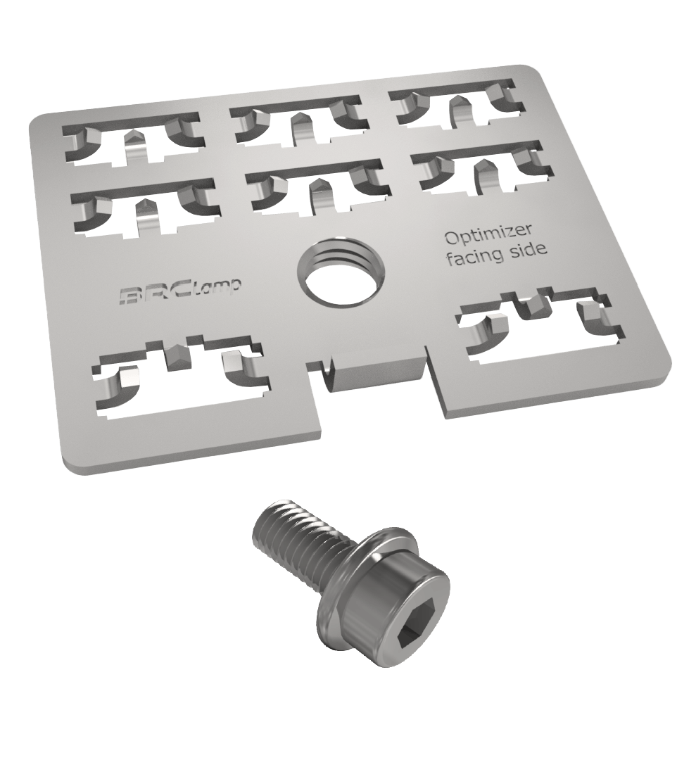BRC Solar BRClamp Montageplatte aus Edelstahl