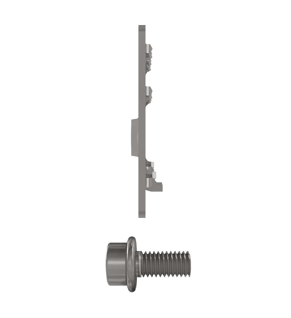 BRC Solar BRClamp Montageplatte aus Edelstahl