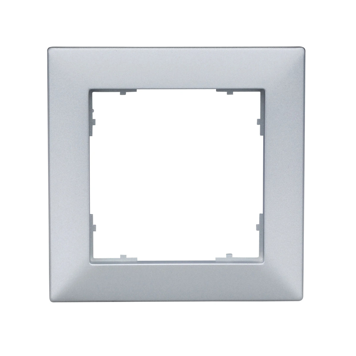 Rahmen 55x55mm, 1-fach, Silber (10er-Pack)