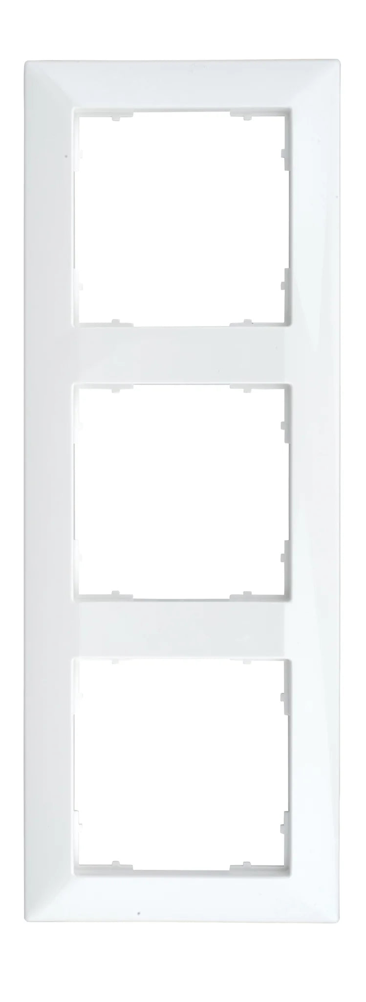 Rahmen 55x55mm, 3-fach, weiß (10er-Pack)