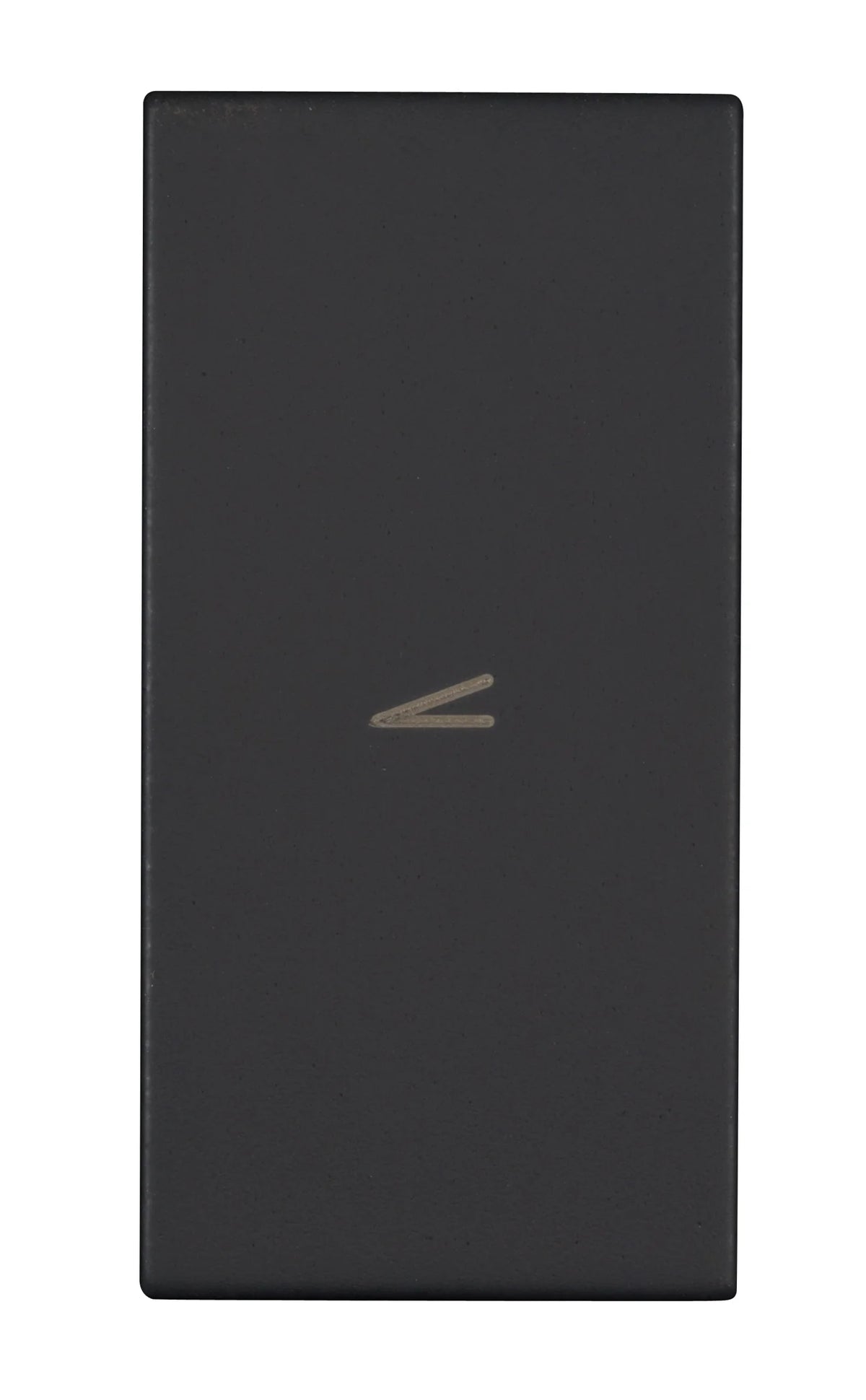 Schalterabdeckung mit Dimmersymbol 1M, schwarz (10er-Pack)