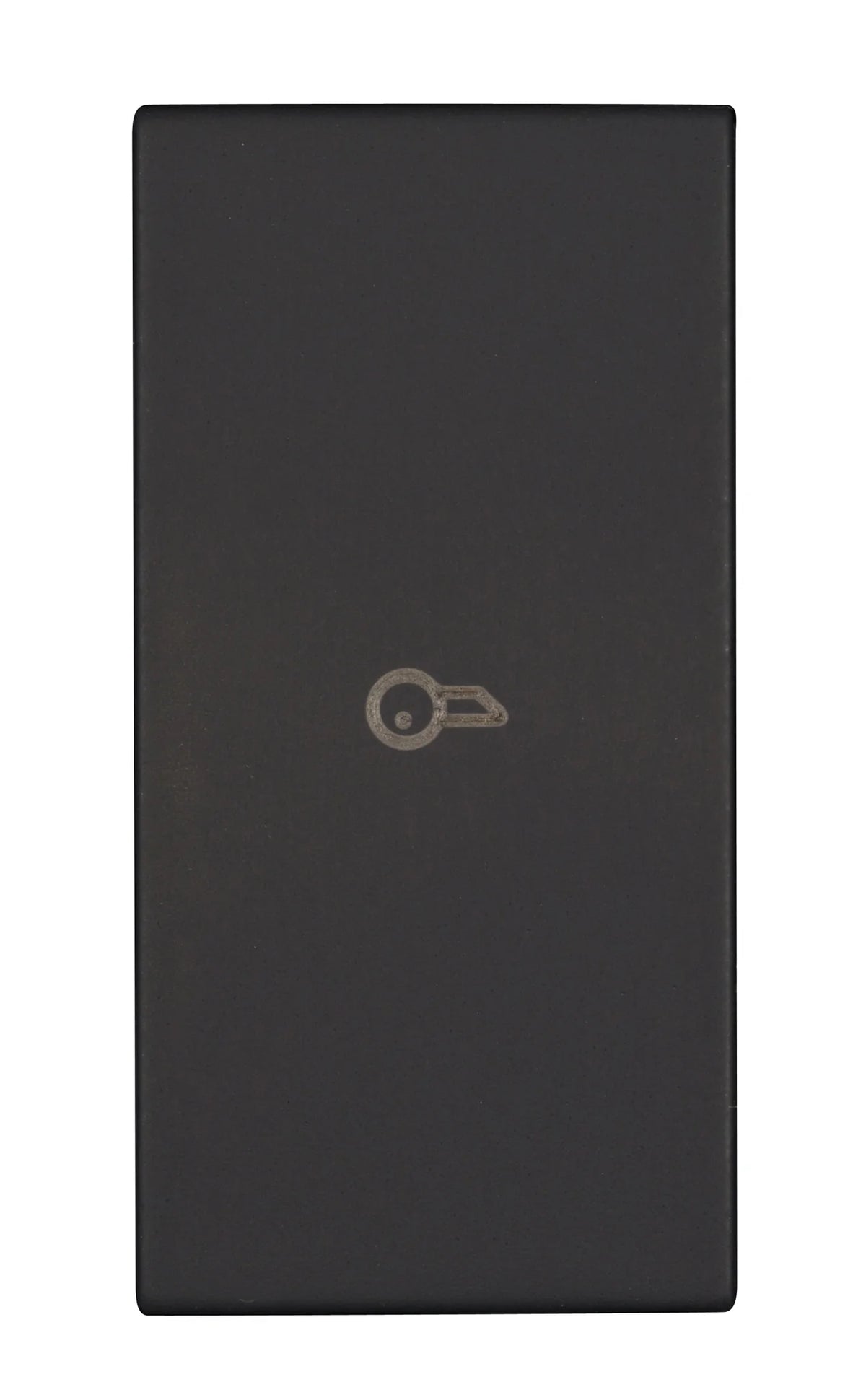 Schalterabdeckung mit Türsymbol 1M, schwarz (10er-Pack)
