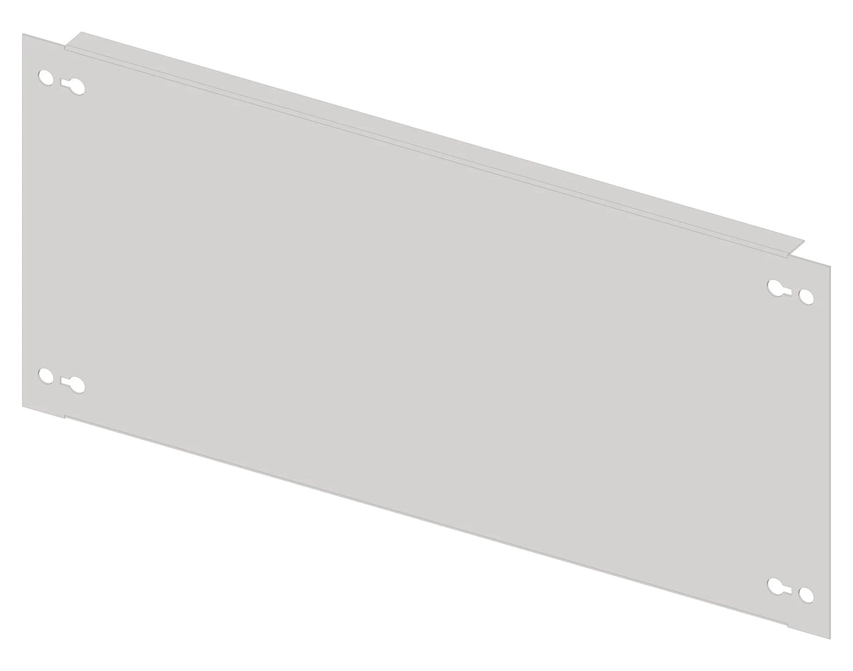 Blindfrontplatte 2B5 Stahlblech
