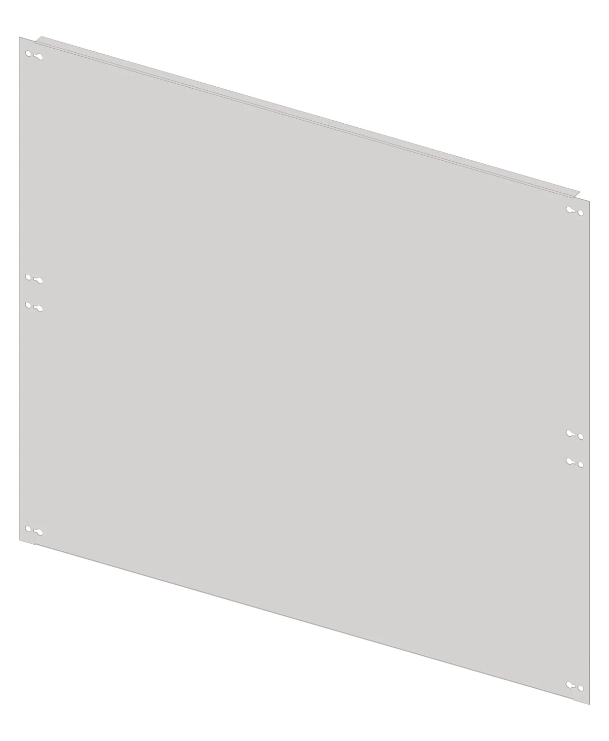 Blindfrontplatte 4B18 Stahlblech