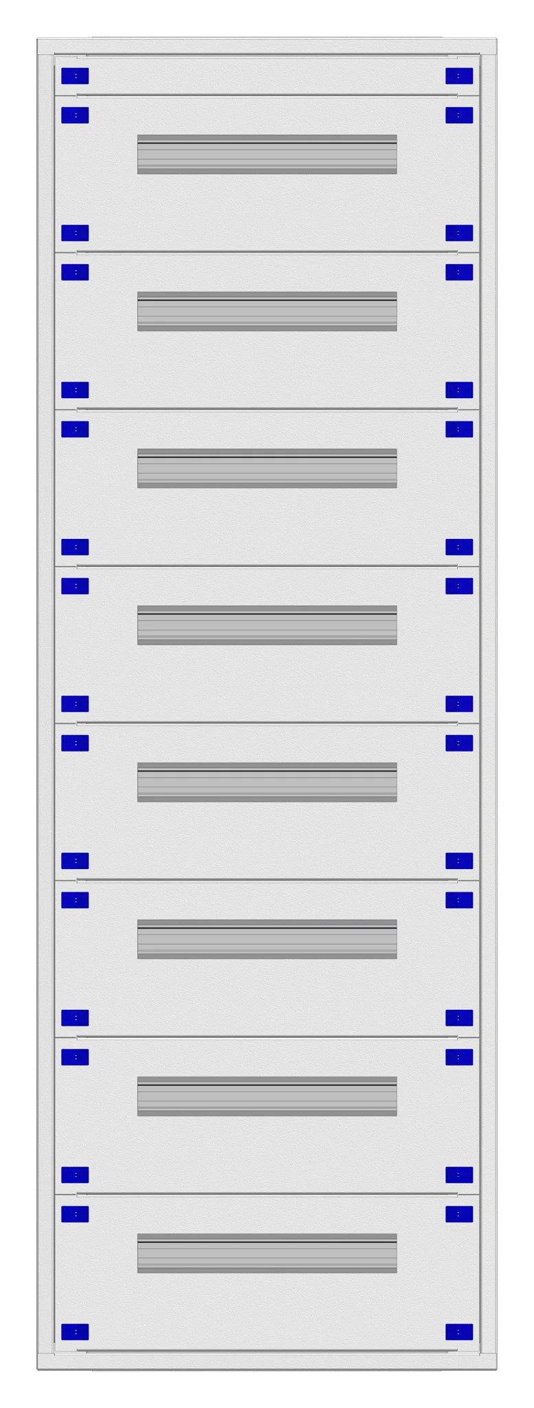 Installationsverteiler Einsatz KVN 60mm, 2-33K, 8-reihig