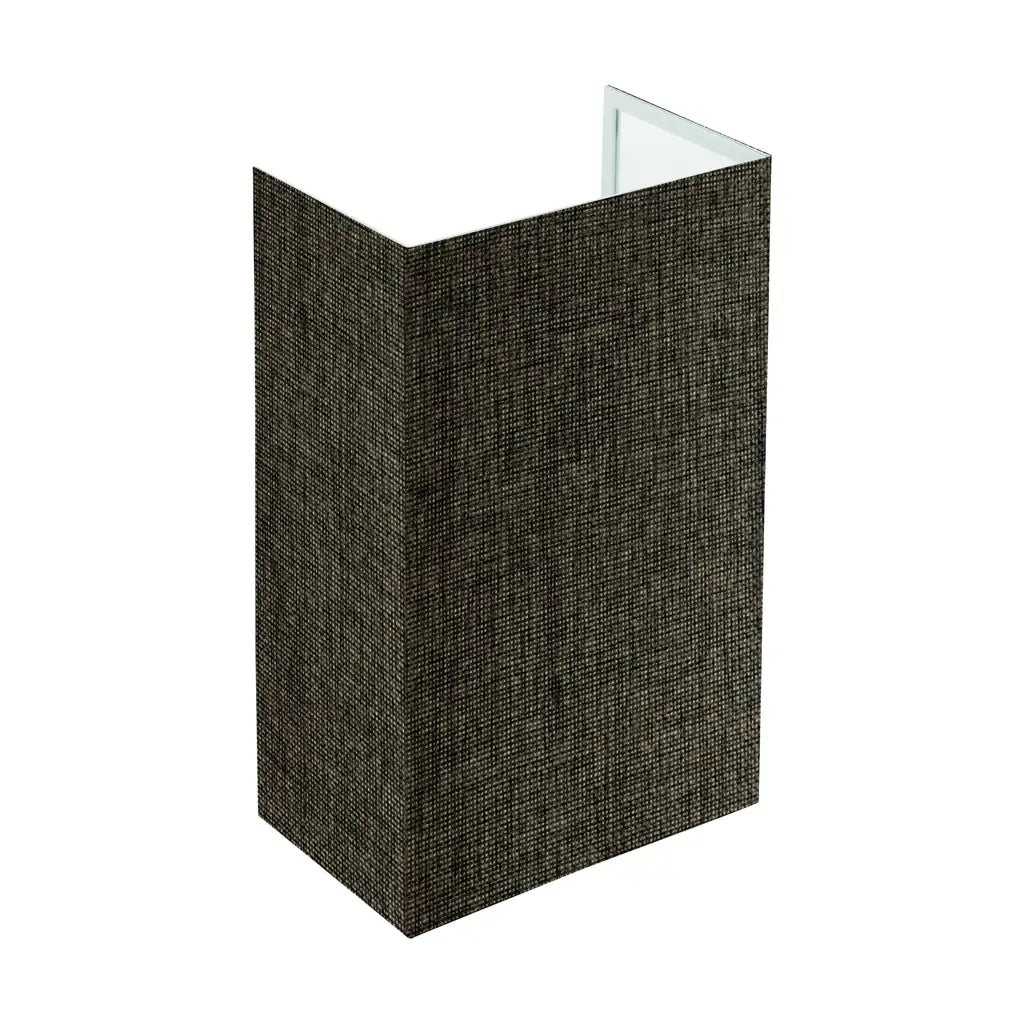 Schirm zu Wandleuchte 'Pasteri Pro' B: 180 mm leinen braun