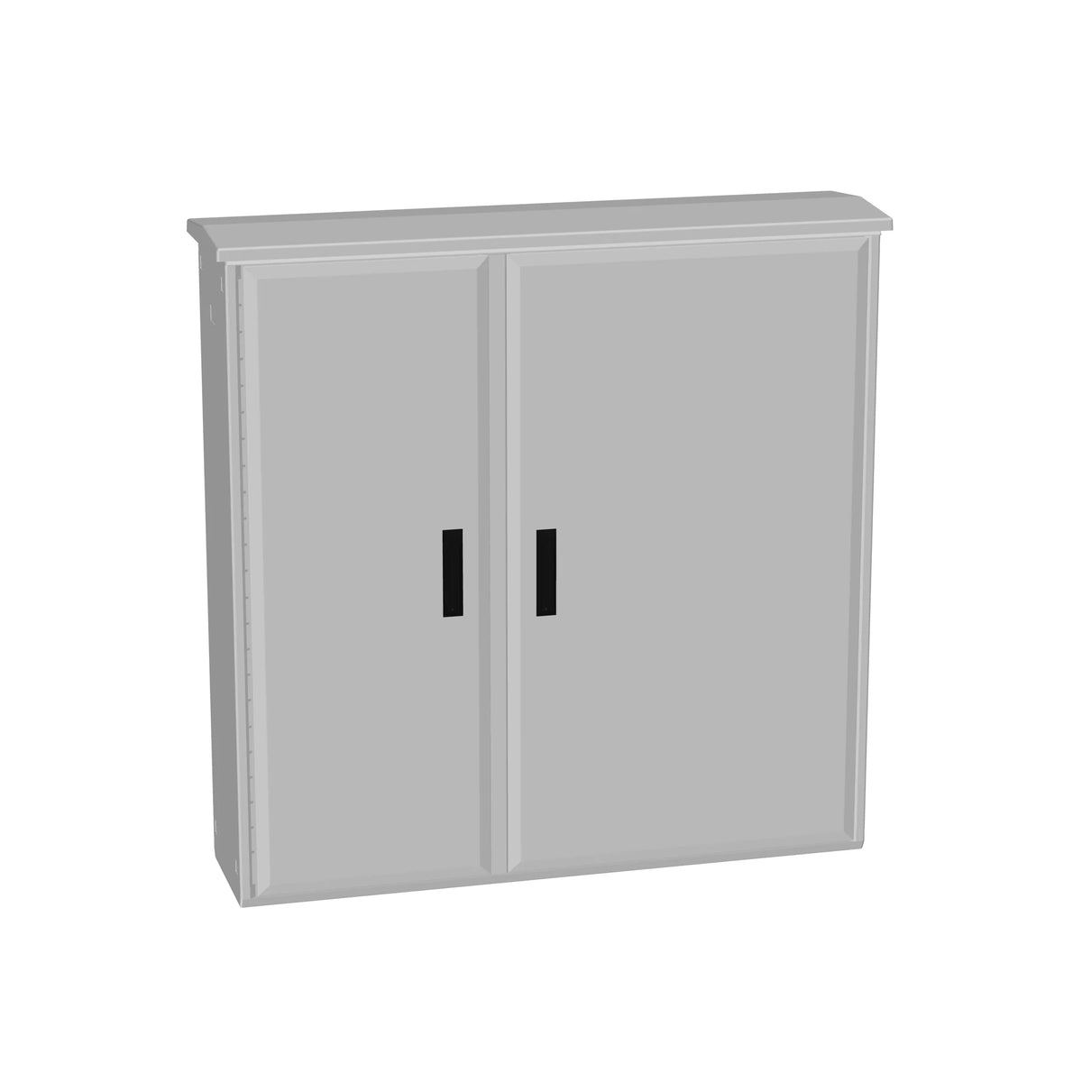 MAXIPOL + Regendach, Boden offen, 2-Tür H1250 B1250 T312mm
