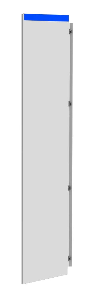 Stahlblechtüre links für 2-Tür Schrank, H=2000 B=600mm