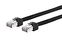 METZ CONNECT Patchkabel Cat6 0,3m sw 1:1 13084U0300-E S/FTP RJ45 AWG26