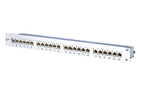 METZ CONNECT Patchpanel 24Ports 1HE 130855C-E 24Ports Cat6A Schirm