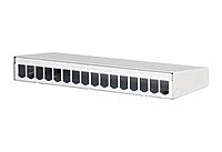 METZ CONNECT Modulträger Wandmont Schirm 130861-1602-E 16Ports RAL9010