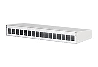METZ CONNECT Modulträger Wandmont 130861-1602KE 16Ports RAL9010