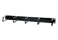 METZ CONNECT Kabelführungspanel Metall 130894-03-29-E 482,6mm B75mm 1HE sw
