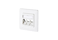 METZ CONNECT Multifunktionsdose UP 3slot 1309161027-E Kanaleinb ws RAL9014