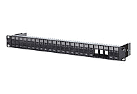 METZ CONNECT Patchpanel 24Ports 1HE 130A20-BK-E 24Ports Schirm