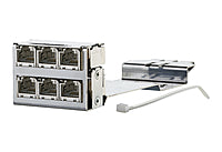 METZ CONNECT Patchpanel modular 6f/v alu 130D2CMC6-E 10 GigabitEth RJ45 RJ45