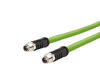 METZ CONNECT Patchkabel Cat7A SF/UTP 10m 142M7X11100 IPX7 gn M12 M12 1:1