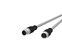 METZ CONNECT Sensor-Aktorkabel 5p 10m 142MMA12100 M12 Male ger M12 PVC