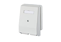 METZ CONNECT LWL-Anschlussdose 2xSC-D AP 150112C202-E ws abgew Wickelvorrat