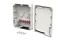 METZ CONNECT LWL-Patchpanel APC 12f LC-D 15036007512-B Wandmont OM4 max:12f