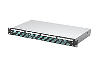 METZ CONNECT LWL-Patchpanel 24f LC-D OM3 1504507724-B 482,6mm(19), 1HE