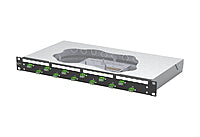 METZ CONNECT LWL-Patchpanel APC 12f LC-D 1504597612-C 482,6mm(19), 1HE OS2