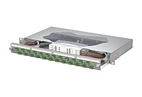 METZ CONNECT LWL-Patchpanel APC 24f LC-D 1504697624-E 482,6mm(19), 1HE OS2
