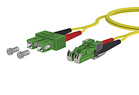 METZ CONNECT LWL-Patchkabel SC-D/E2000c 151P1EAMA05E APC SM OS2 0,5m ge