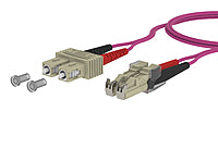 METZ CONNECT LWL-Patchkabel SC-D/E2000c 151S1EOMO60E 50/125 OM4 6m ge