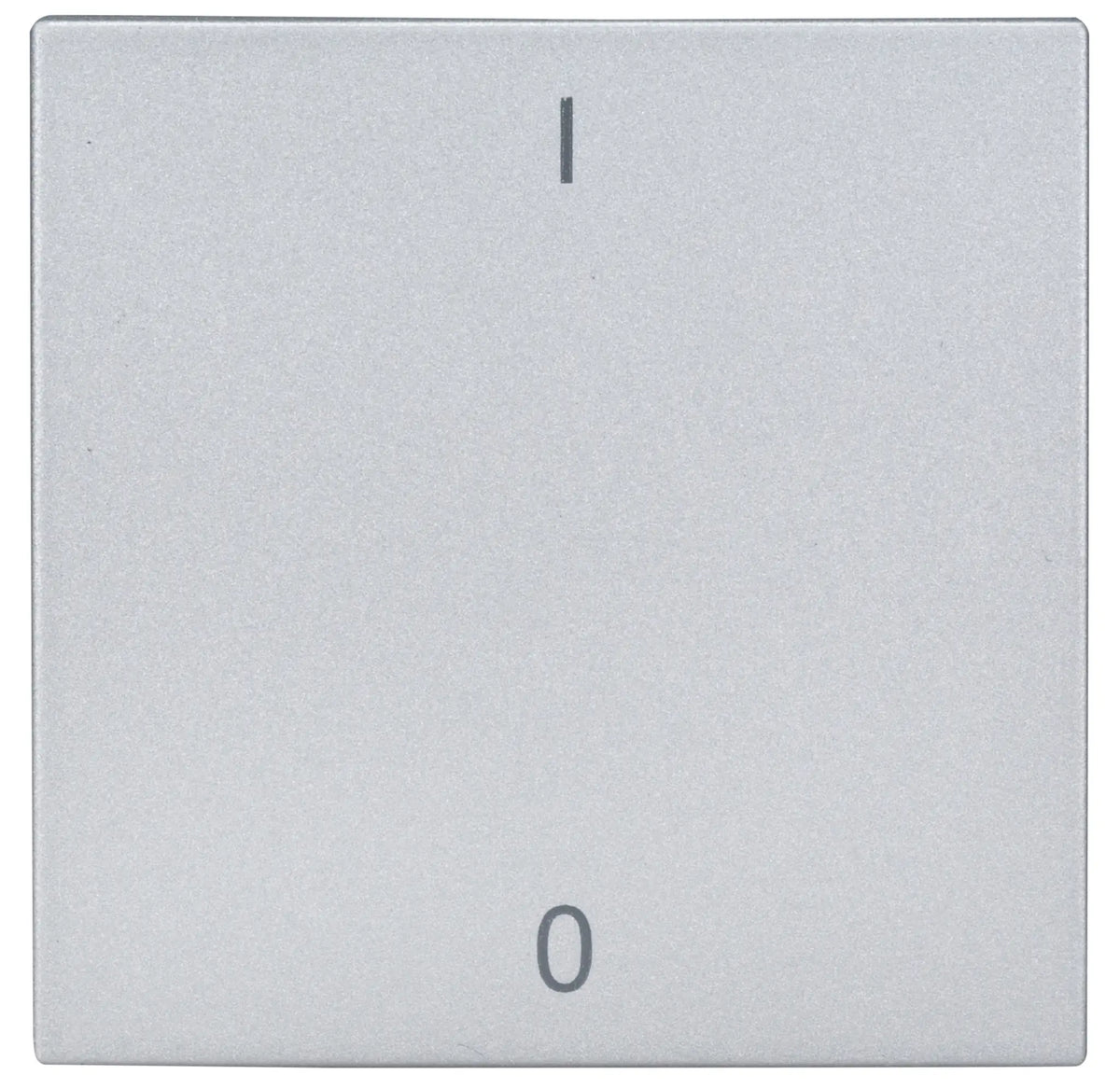 Wippe 50 mit Symbolen I/0, Silber (10er-Pack)
