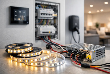 Wie viele LED-Streifen pro Netzteil?