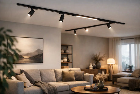 LED-Schienensystem Wohnzimmer planen