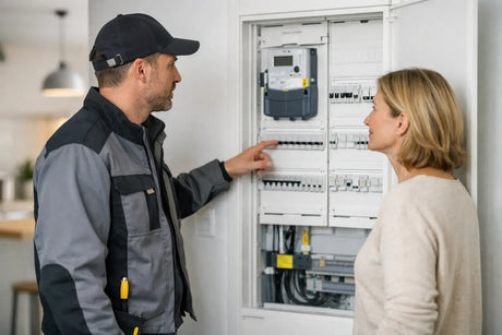 Wie viele Felder hat ein Zählerschrank im EFH?