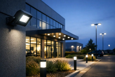 Außenbeleuchtung Gewerbe LED richtig planen